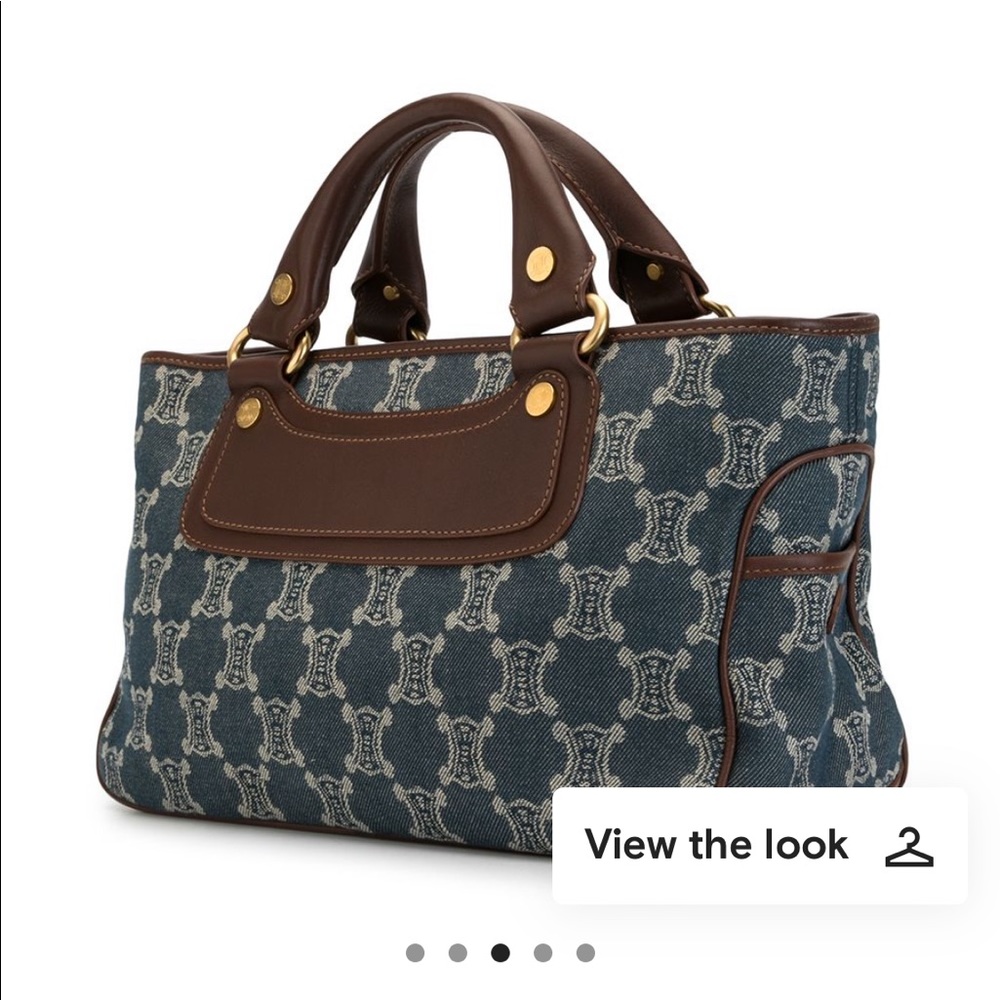 Celine Paris Macadam pattern handbag